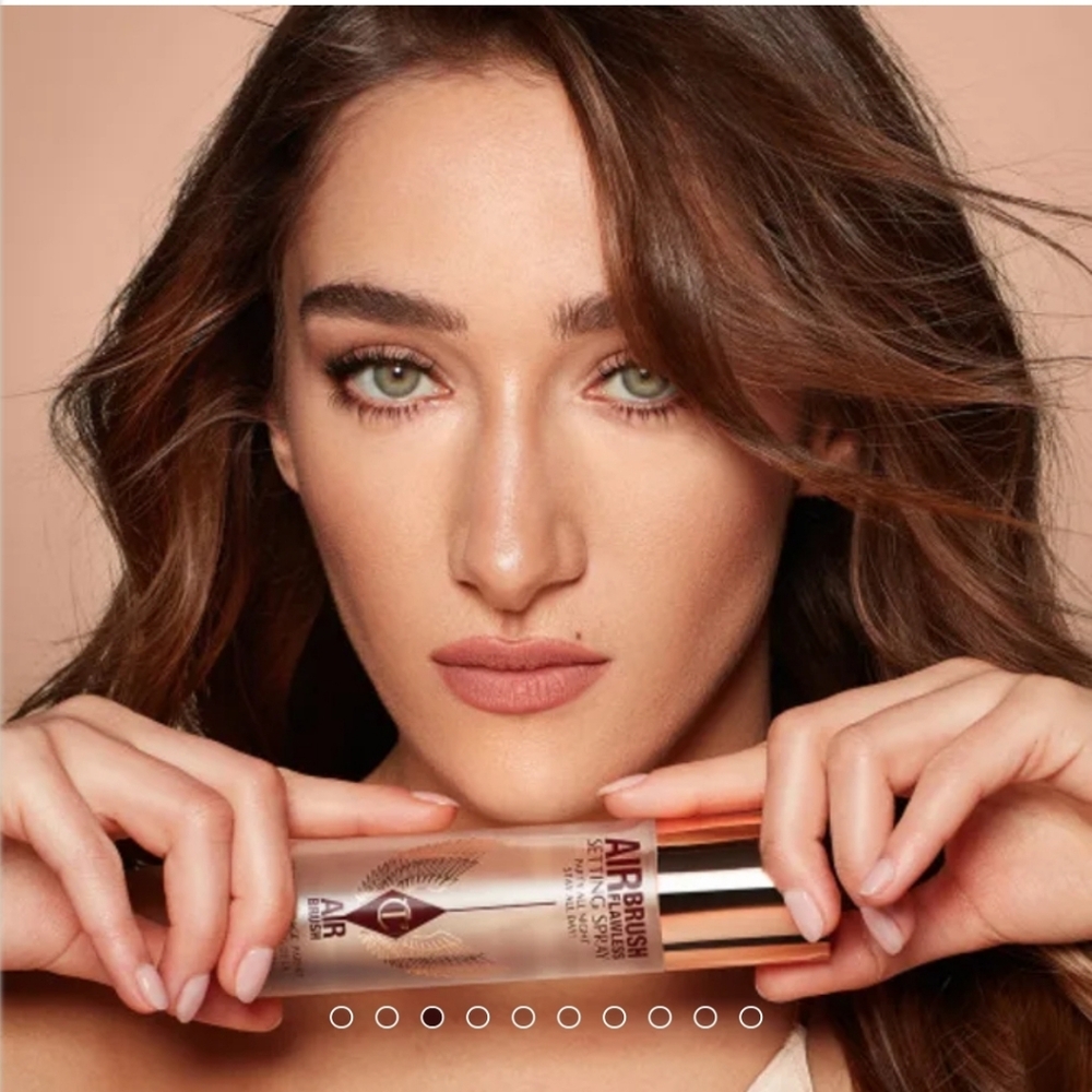 NIB $40 Charlotte Tilbury AIRBRUSH FLAWLESS SETTING SPRAY  100 ML - Picture 6 of 7